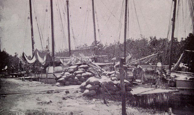Embarque de azúcar en el central Natividad (1914)